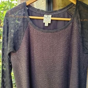 EUC One September Lace Top XS